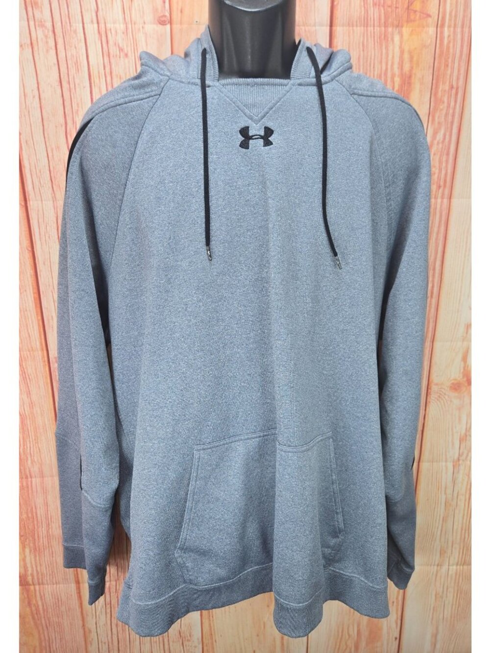 Under Armour Mens Grey Performance Hoodie 3XL With Black Accents - Picture 2 of 7